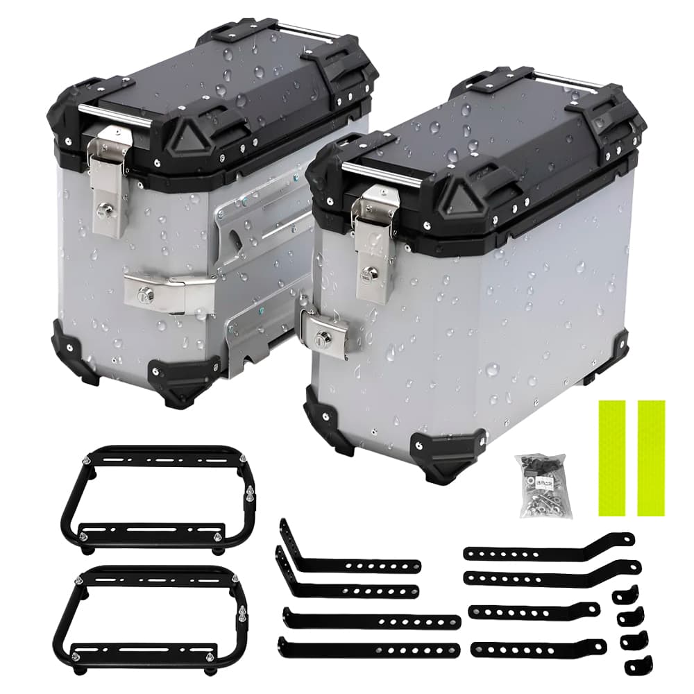Kit 2 Baules Laterales Vetra by Gadnic 38L Aluminio Universal Outlet