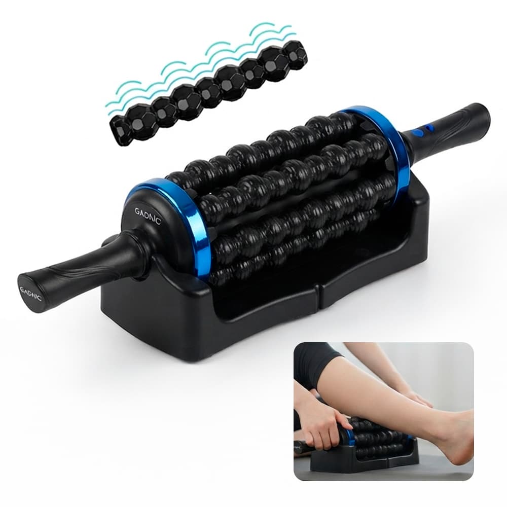 Rodillo Masajeador Eléctrico Force By Gadnic Alivio Muscular Múltiples Niveles De Velocidad 