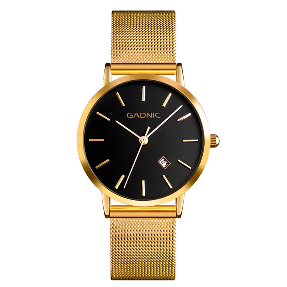 Reloj Pulsera Analógico Gadnic Elegante De Cuarzo 
