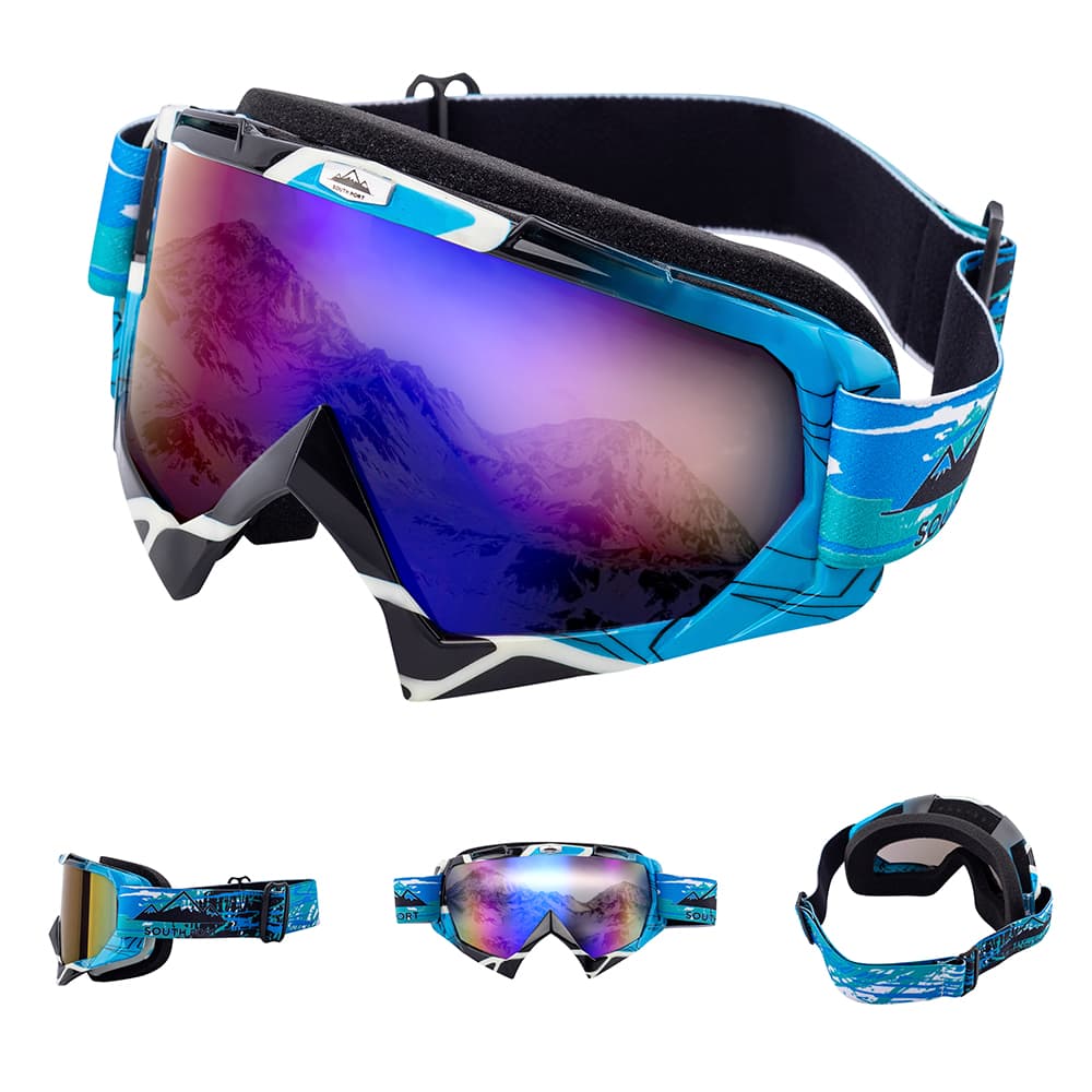 Antiparras SouthPort By Gadnic Nieve Moto Ski UV400 Anti Niebla Ajustables