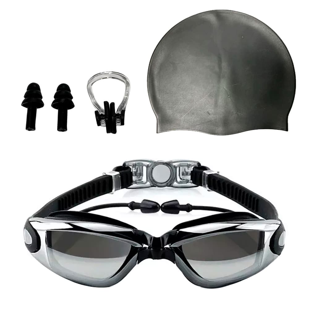 Kit de Natación Gadnic Antiparras Gorra Tapones