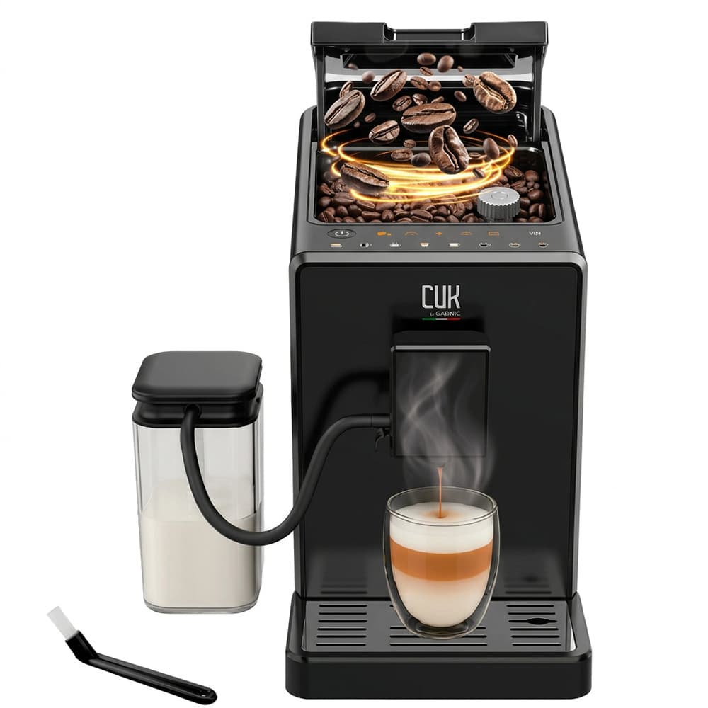 Cafetera Espresso CUK by Gadnic 20 Bar Espumador de Leche 1350W Capacidad 15L