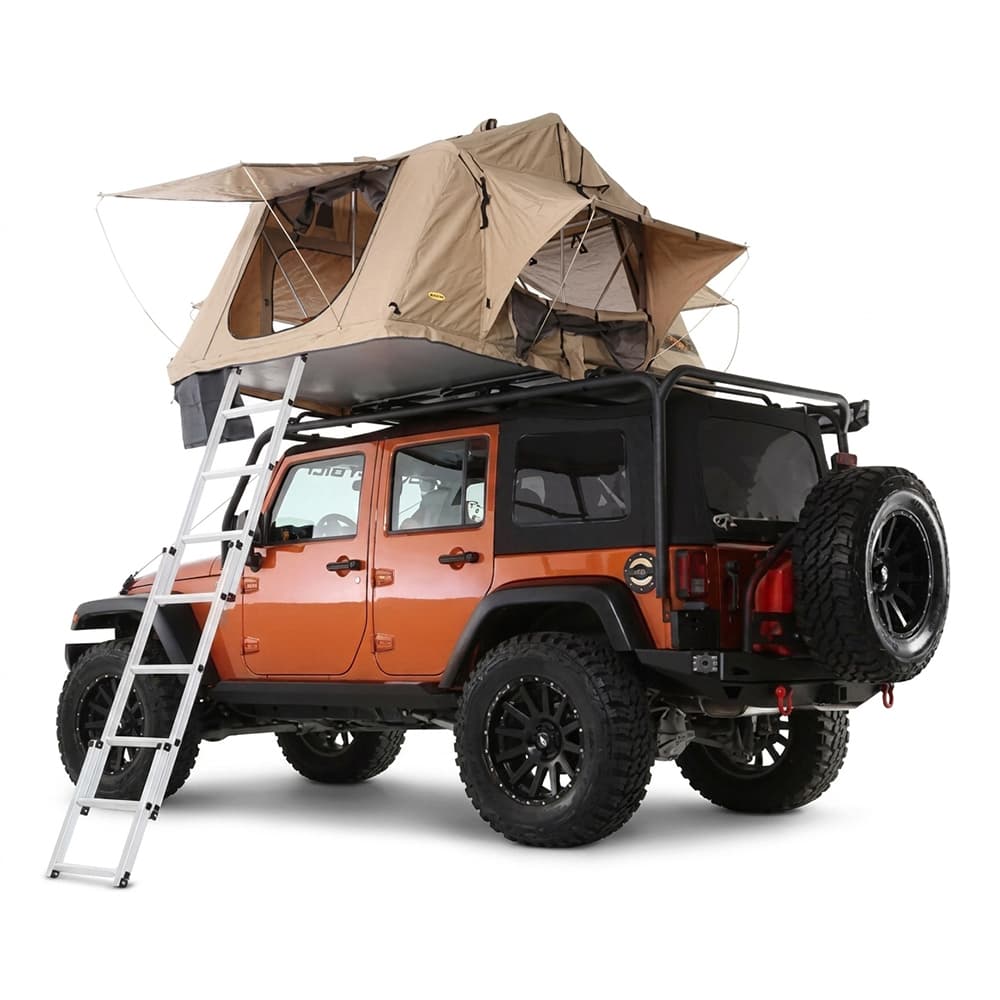 Carpa De Techo Gadnic Tent1 Para Camioneta Y Auto Aluminio Poliéster Impermeable 300 Kg