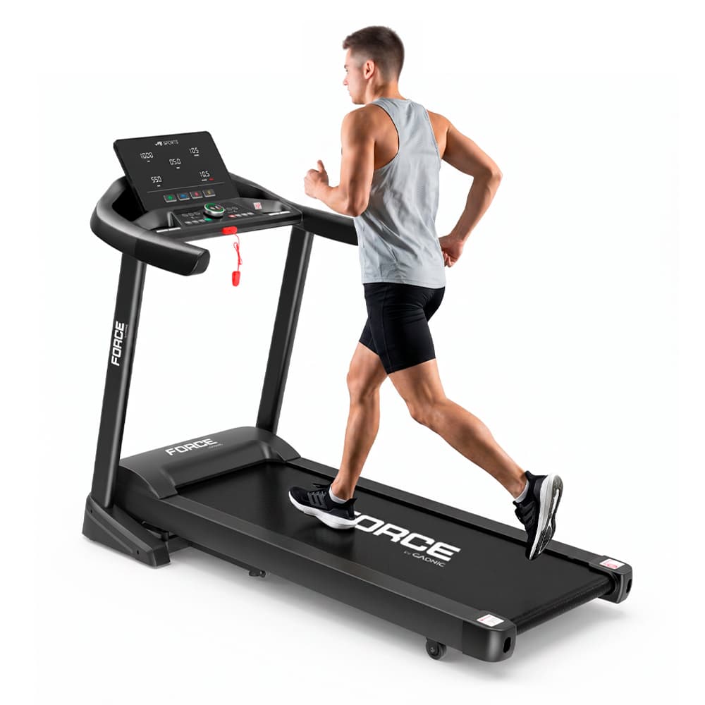 Cinta De Correr Force By Gadnic 1.5HP 18 Kmh Plegable Display LED Hasta 140 Kg