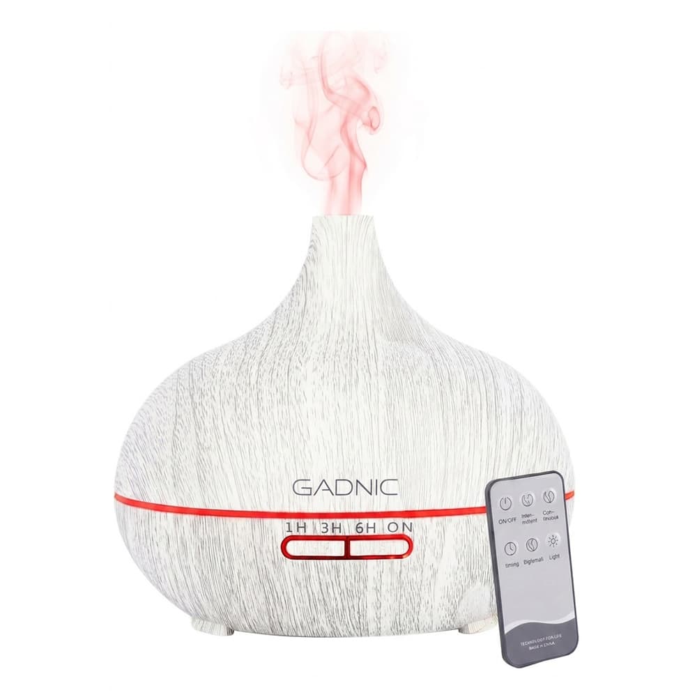 Difusor Aromático Gadnic Humidificador Ultrasónico Con Luz LED 7 Colores 500ml