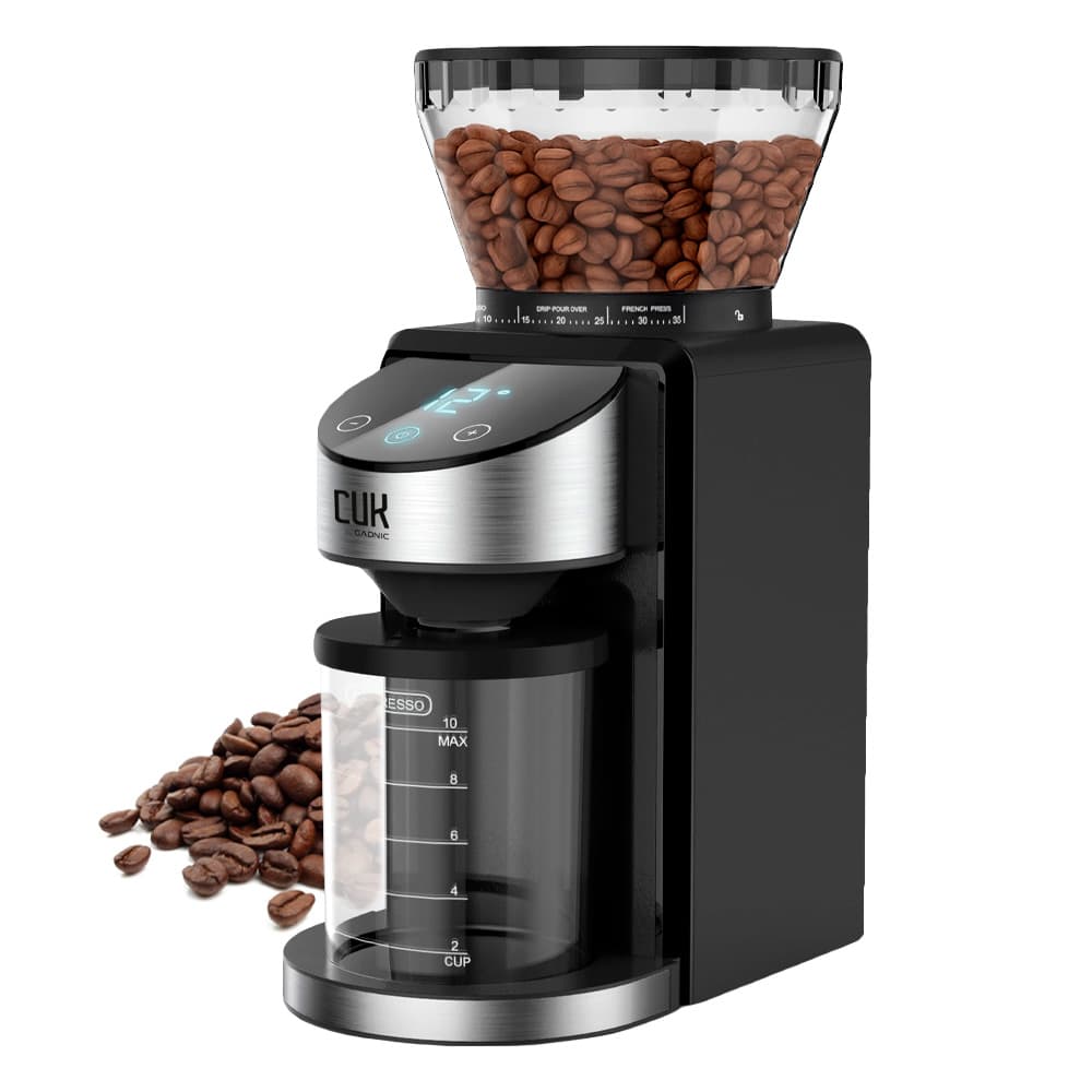 Molinillo de Café Eléctrico Cuk By Gadnic 200W 240 Gr 35 Niveles Semillas