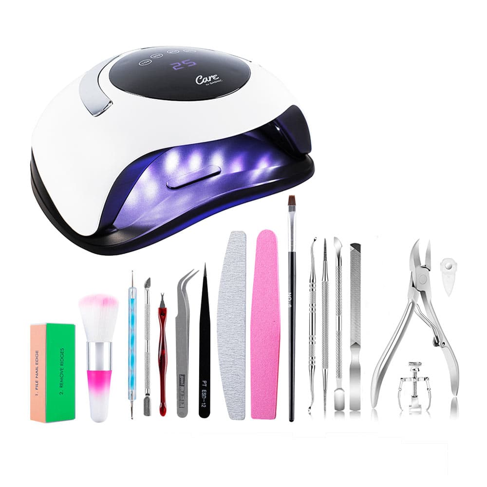 Kit manicura Pedicura Gadnic + Cabina Para Uñas BQ5 Pro