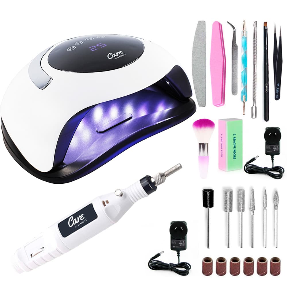 Kit Para Uñas Gadnic Torno T102 Cabina UV Led BQ5 Pro Uso Profesional