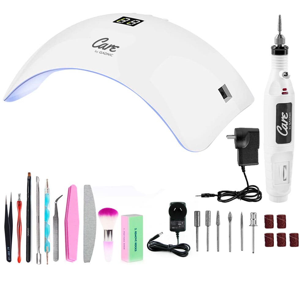 Kit Cabina UV Para Uñas S8000 48w Torno Para Manicura Portable