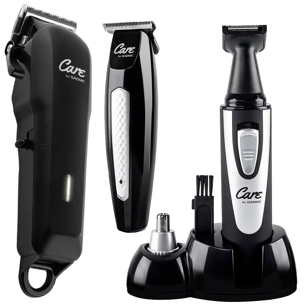 Kit Maquina De Cortar Pelo Patillera Profesional Gadnic