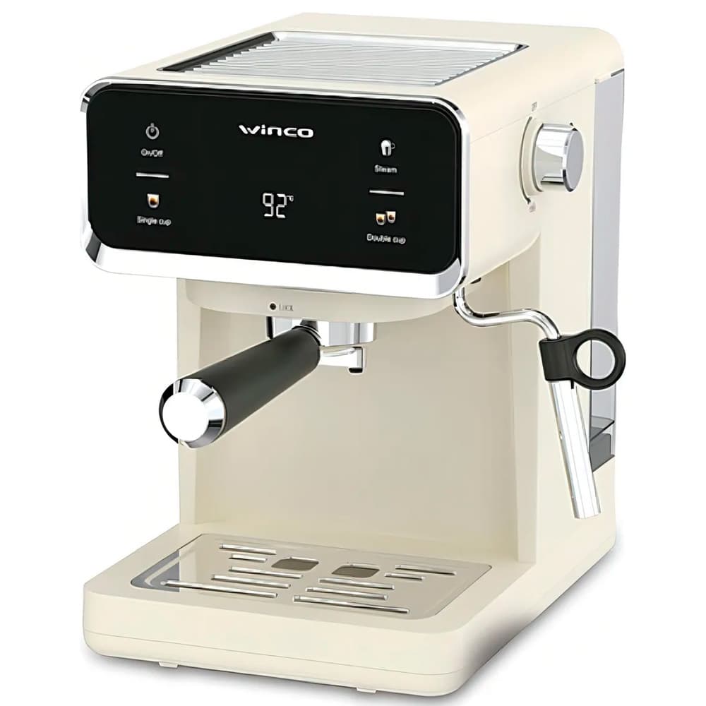 Cafetera Express Winco W1927 Con Espumador De Leche Digital Touch 20 BAR