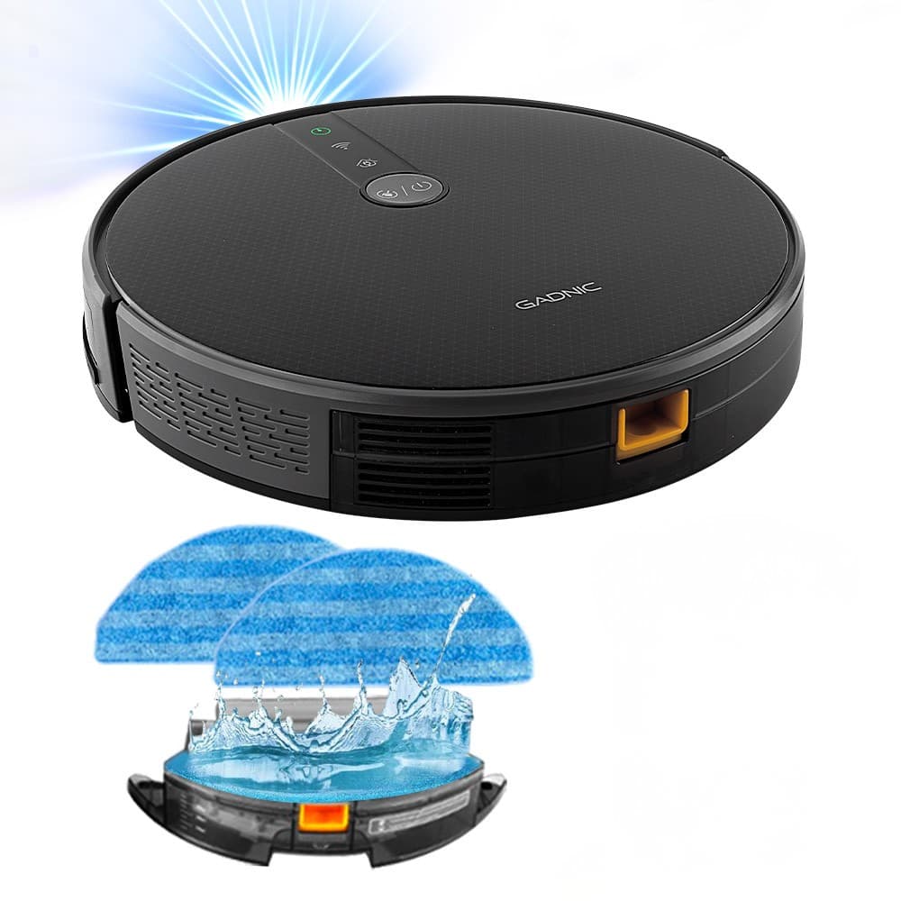Aspiradora Robot Gadnic Z900 Trapeadora 3 Modos 200m2 App Silenciosa Usado